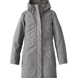 LL Bean Women's Winter Warmer Coat XL Alloy Gray Heather